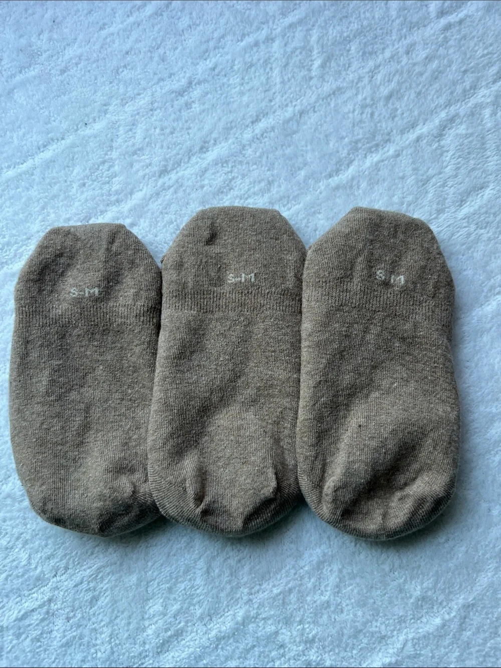 (3) Stems Cotton Blend No-Show INVISIBLE STEP  Socks